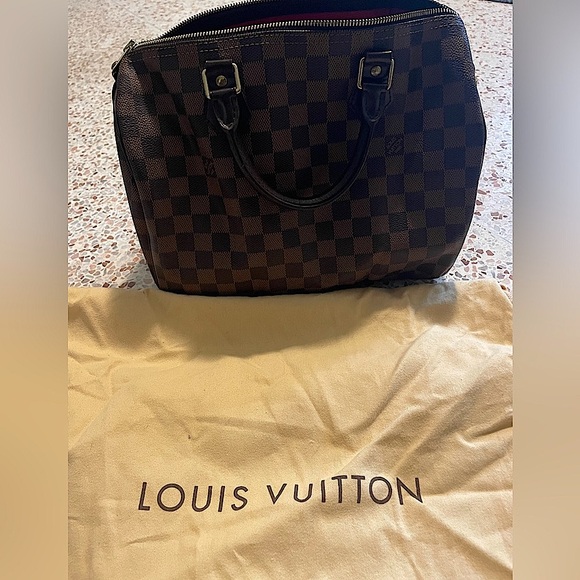 Louis Vuitton damier ebene Satchel Speedy 25 - Picture 3 of 16